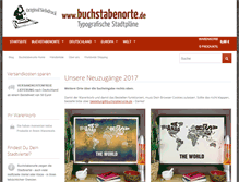 Tablet Screenshot of buchstabenorte.de